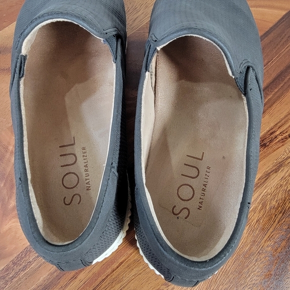 Soul Naturalizer Black Slip-On Sneakers Size 10 Comfy Slip On Shoes Loafers - Picture 12 of 17